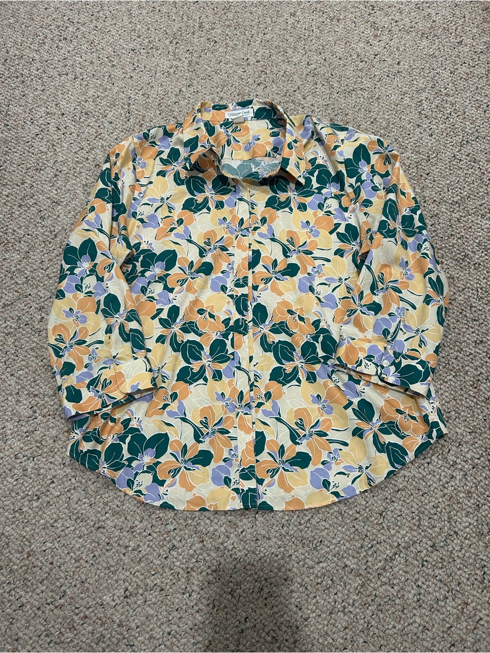 Floral Button-Up Shirt from Coldwater creek